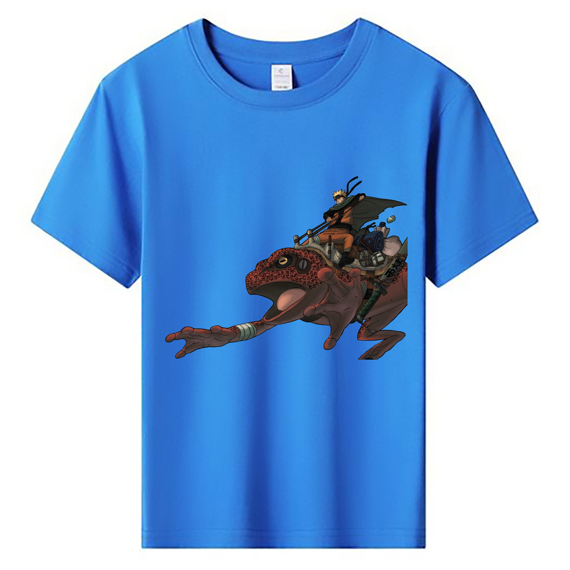 （画像用） NARUTO -ナルト- うずまき ナルト Uzumaki Naruto 綿100％キッズTシャツ（フロントプリント）